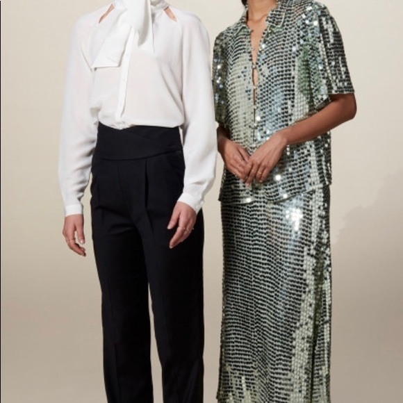 Temperley London heart sequin skirt and top - Picture 2 of 7